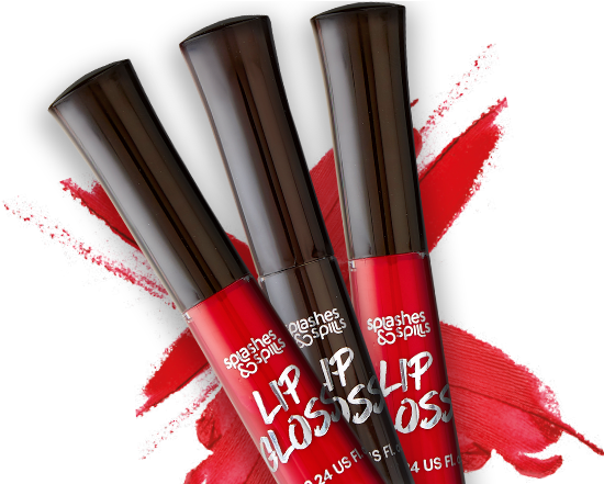 Lip Gloss - Red - Splashes & Spills Halloween Make Up - Uv Blue Lipgloss (560x440), Png Download