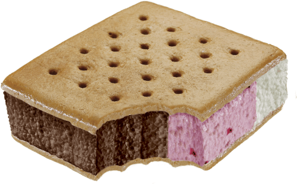 Sándwich Platillo - Sandwich De Helado Marcas (603x700), Png Download