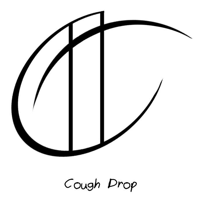 “cough Drop” Sigil To Soothe The Throat And Stop Coughing - Cough (750x750), Png Download
