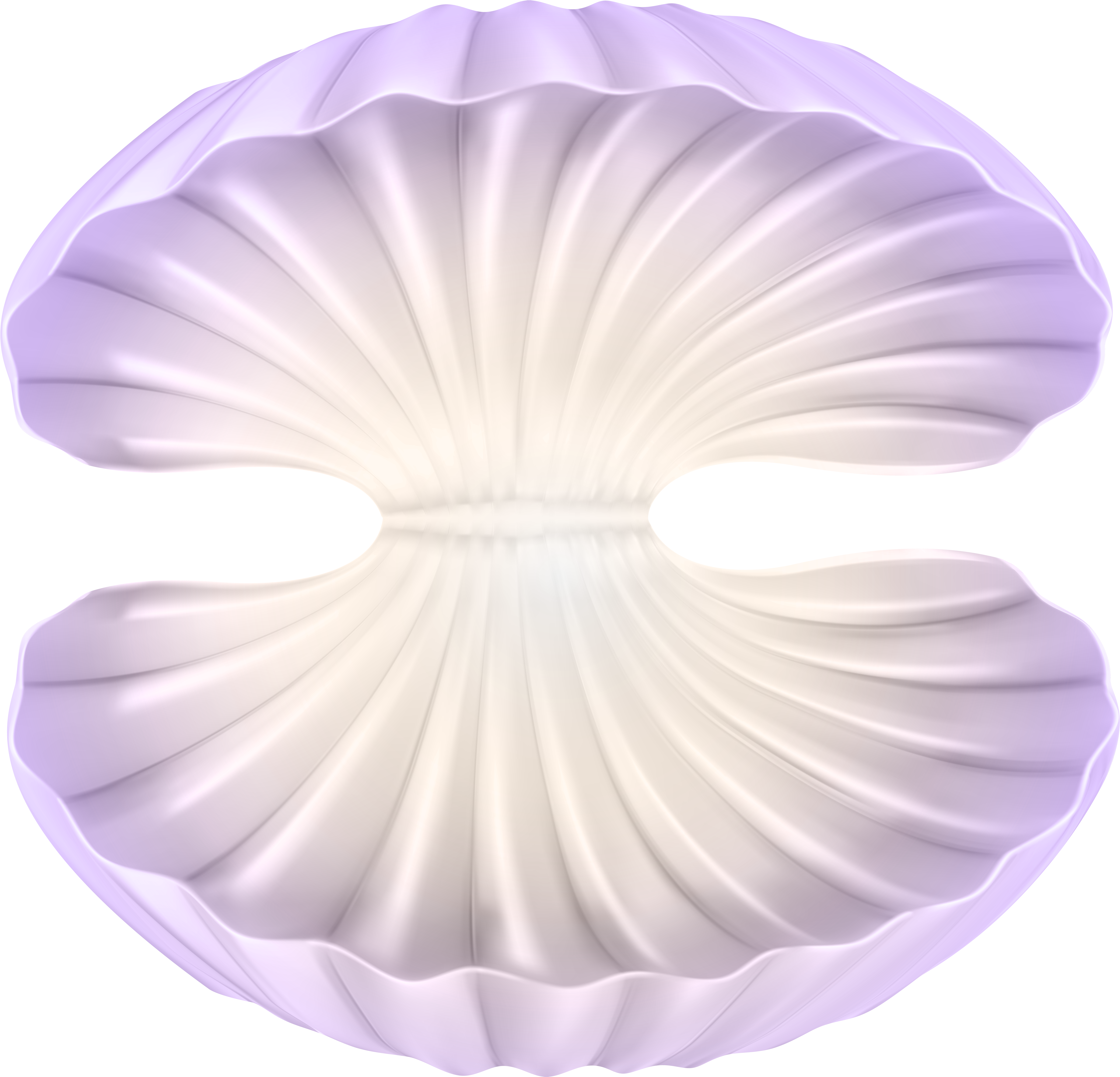 Png Open Clam Shell Clipart (6000x5760), Png Download