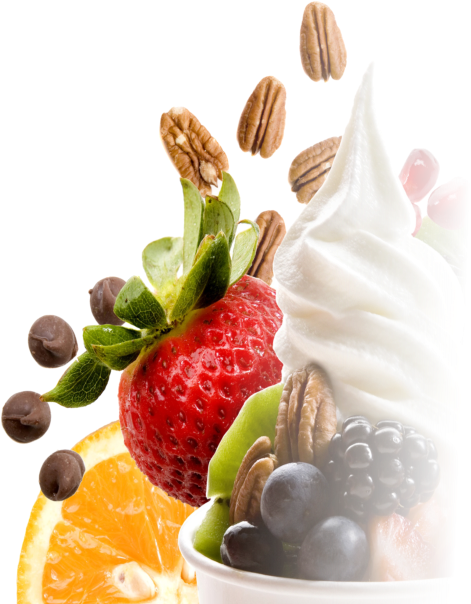 Helados, Damos Servicio Técnico En Toda La República - Helado De Yogurt Png (676x603), Png Download