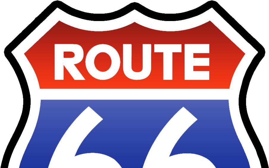 The Porch Swing Chronicles - Route 66 Logo (1181x620), Png Download