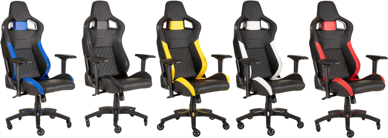 Also New To The Corsair Line-up Of Gaming Chairs Is - Jual Corsair T2 Road Warrior (1400x500), Png Download