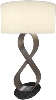 Table Lamp Infinito - Coffee (416x416), Png Download