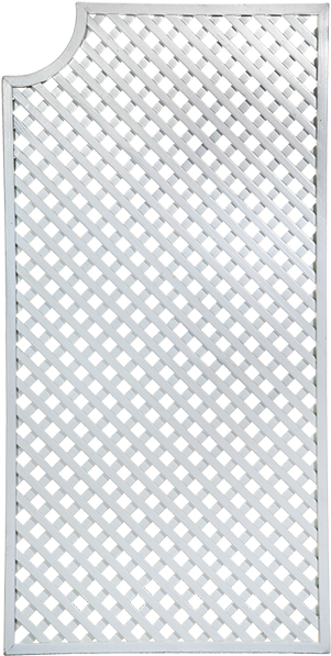 Trellis With Scallop T32d9001scw - Rejilla Metalica Oxidada Png (600x600), Png Download