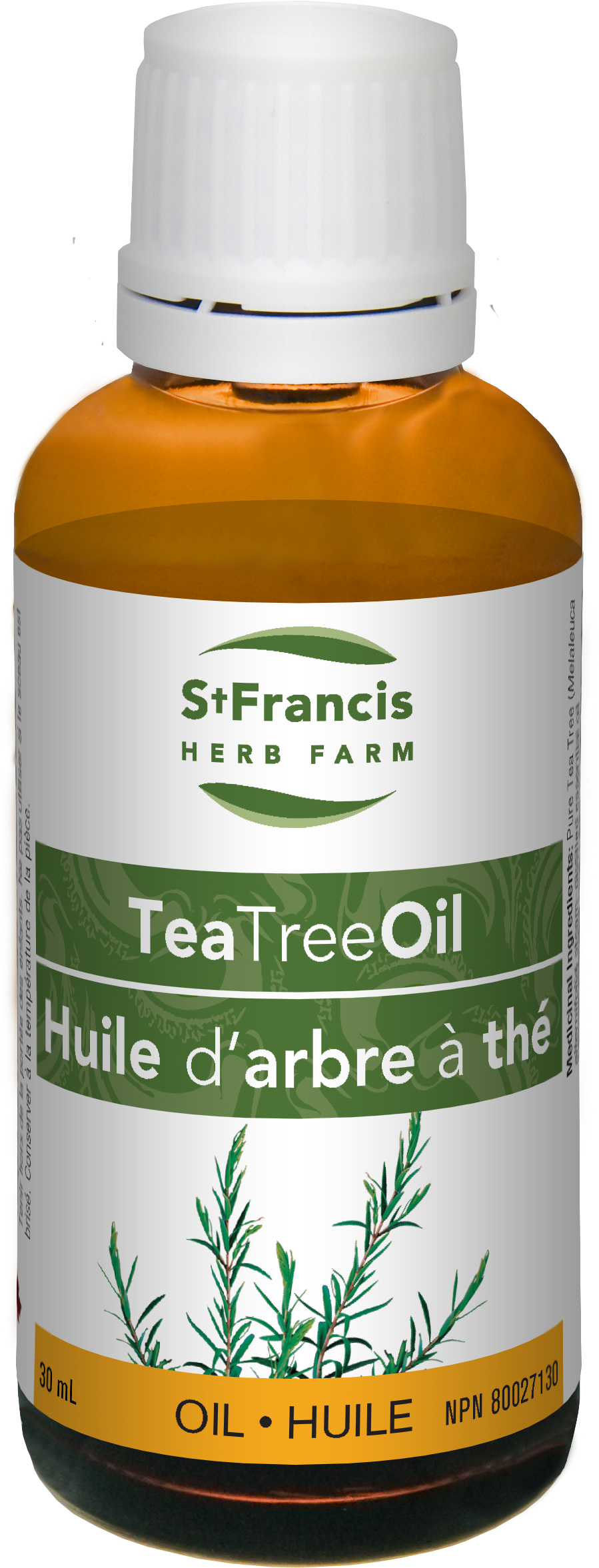 Vegetarian - St. Francis Herb Farm Tea Tree Oil (1050x2475), Png Download