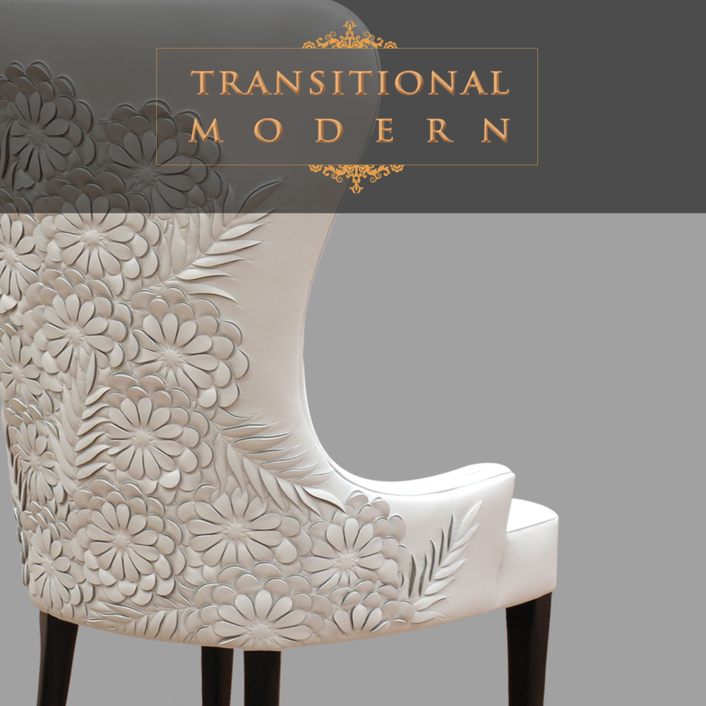 Transitional Modern - Dining (1000x1000), Png Download