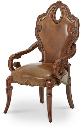 The Sovereign Dining Room Collection Arm Chair - Aico Sovereign Collection (600x510), Png Download