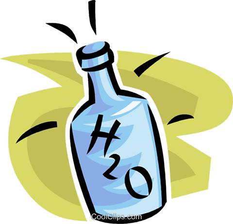 Bottle Of Water - Bottiglia D Acqua Clipart (480x461), Png Download