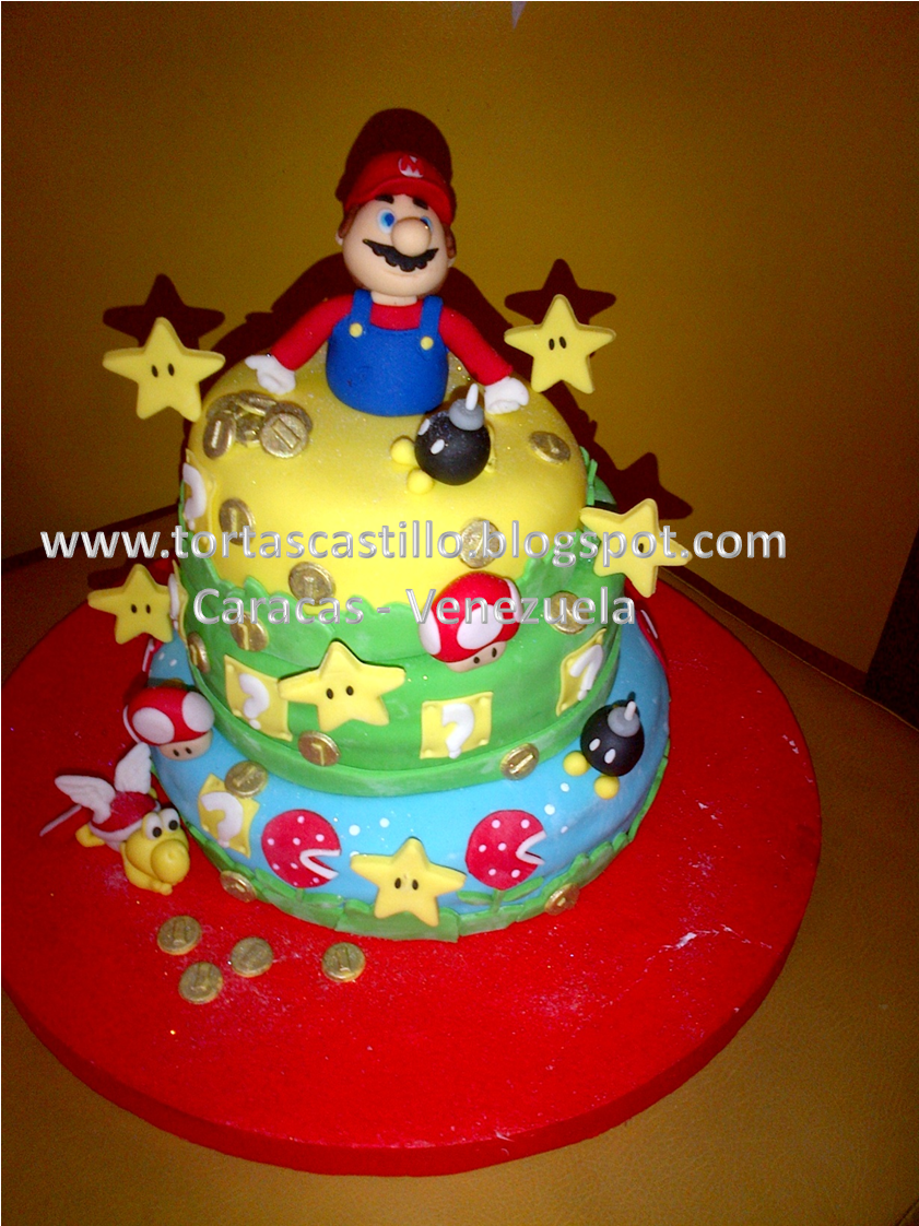 Torta Super Mario Bross - El Castillo (1068x1123), Png Download