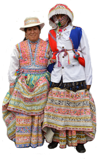 Traje Típico Pareja "wititi\ - Traje Del Wititi (339x546), Png Download