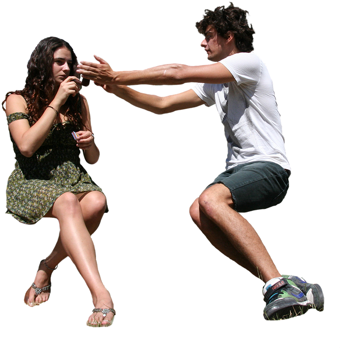 Pareja - Escalas Humanas (980x790), Png Download