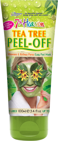 7th Heaven Tea Tree Peel-off Mask, 10ml (249x488), Png Download