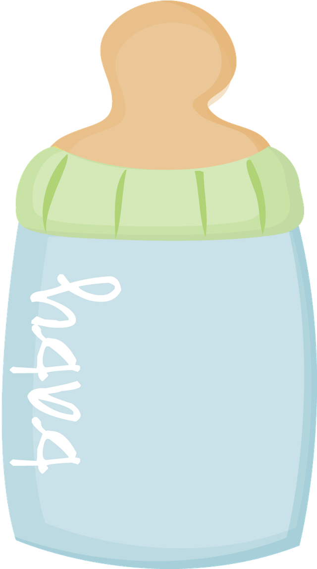 Kawaii Cute Tender Water Bottle Royalty Free Cliparts, - Baby Bottle Clipart (650x1145), Png Download