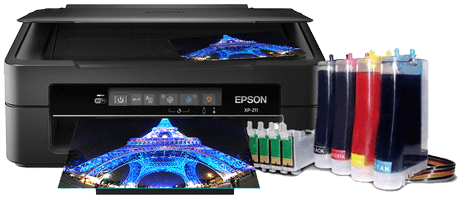 Original Size Is 487 × 300 Pixels - Epson Expression Xp-211 Color Ink-jet - Printer / Copier (487x300), Png Download