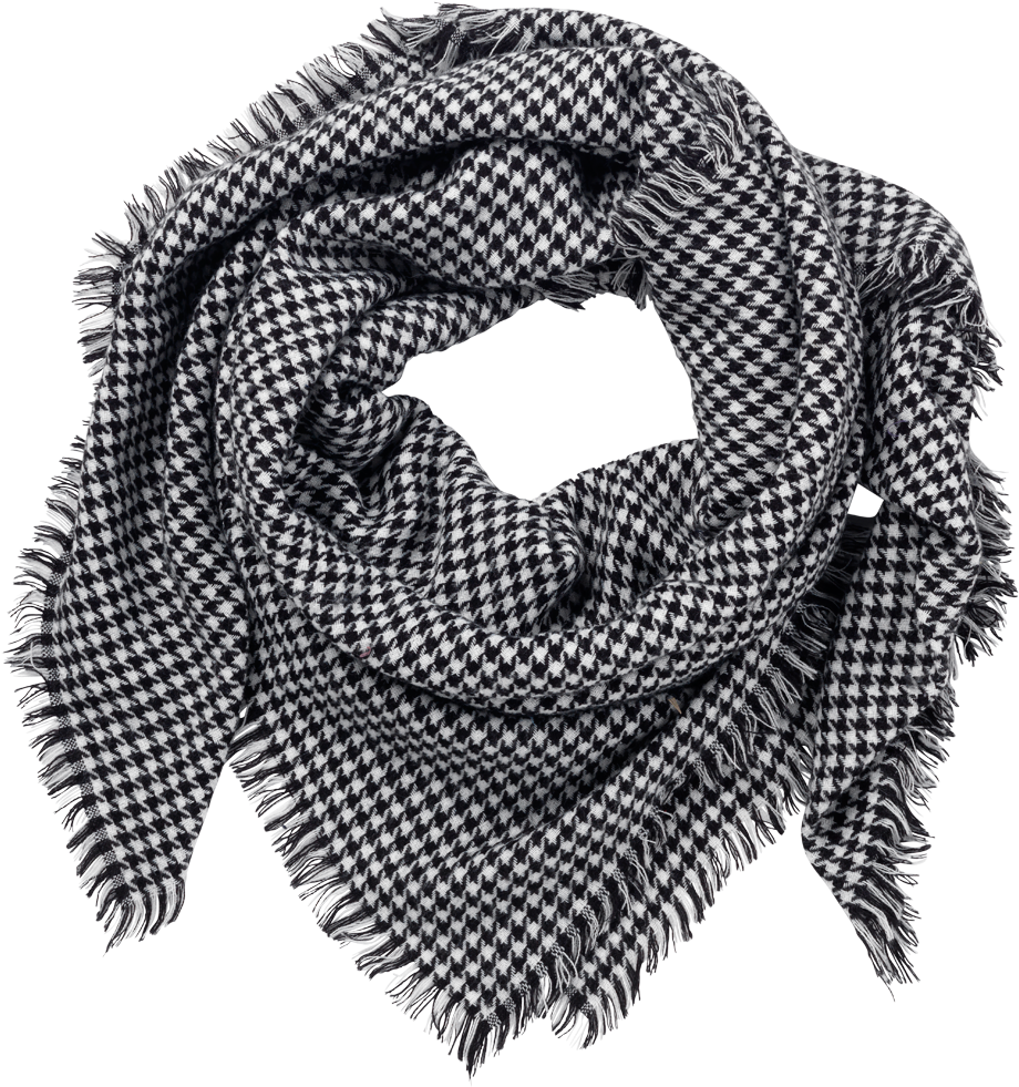 Houndstooth Blanket Scarf Houndstooth - Monogrammed Blanket Scarf (1100x1100), Png Download