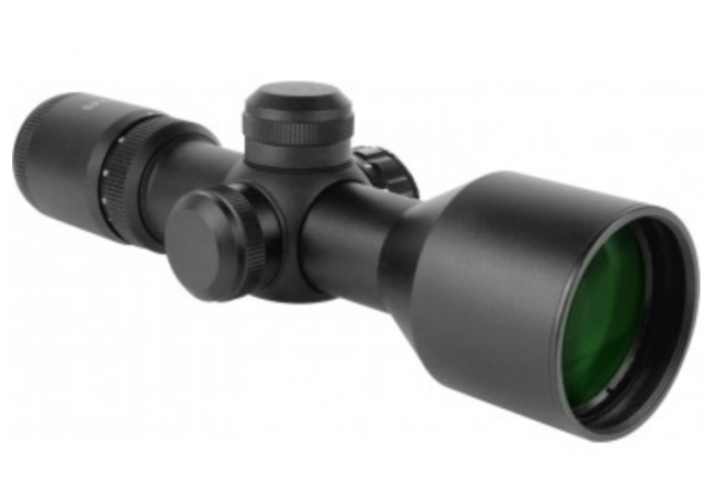 Aim Sports Tactical Series 3-9x40mm Compact Scope W/ - Aim Sports Inc 3-9x40 Compact Scope W/ P4 Sniper Reticle (650x650), Png Download