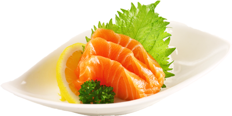 Salmon Sashimi - Nihon Mura Express (800x800), Png Download