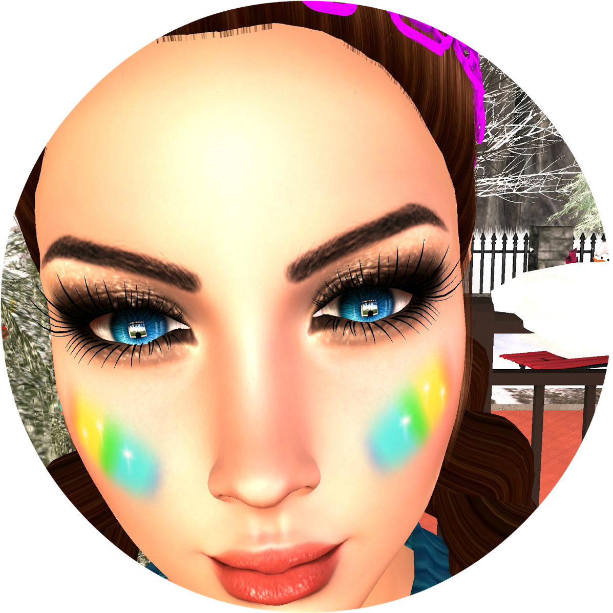 Peach, Pink, Pastel Rainbow, Mint, Light Blue, Lavender, - Eye Shadow (1280x1600), Png Download