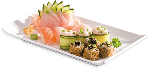 Download All The Sashimi Sashimi Png, Vectors,clipart - Prato Sushi Png (530x320), Png Download