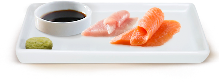 Edo Japan Sashimi Sushi - Sushi (734x500), Png Download