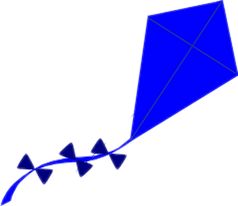 Pipa Azul E Branco Png (480x416), Png Download