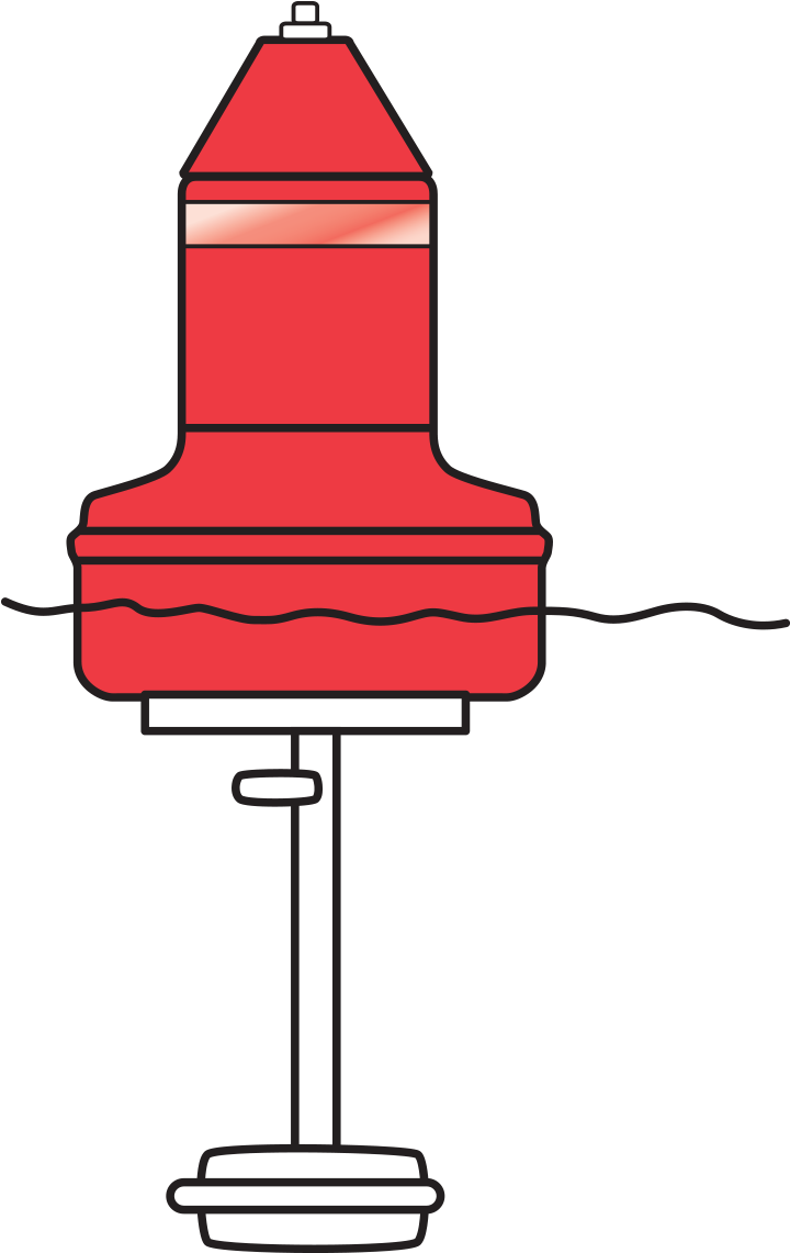 Red Channel Markers - Red Nun (1200x1200), Png Download