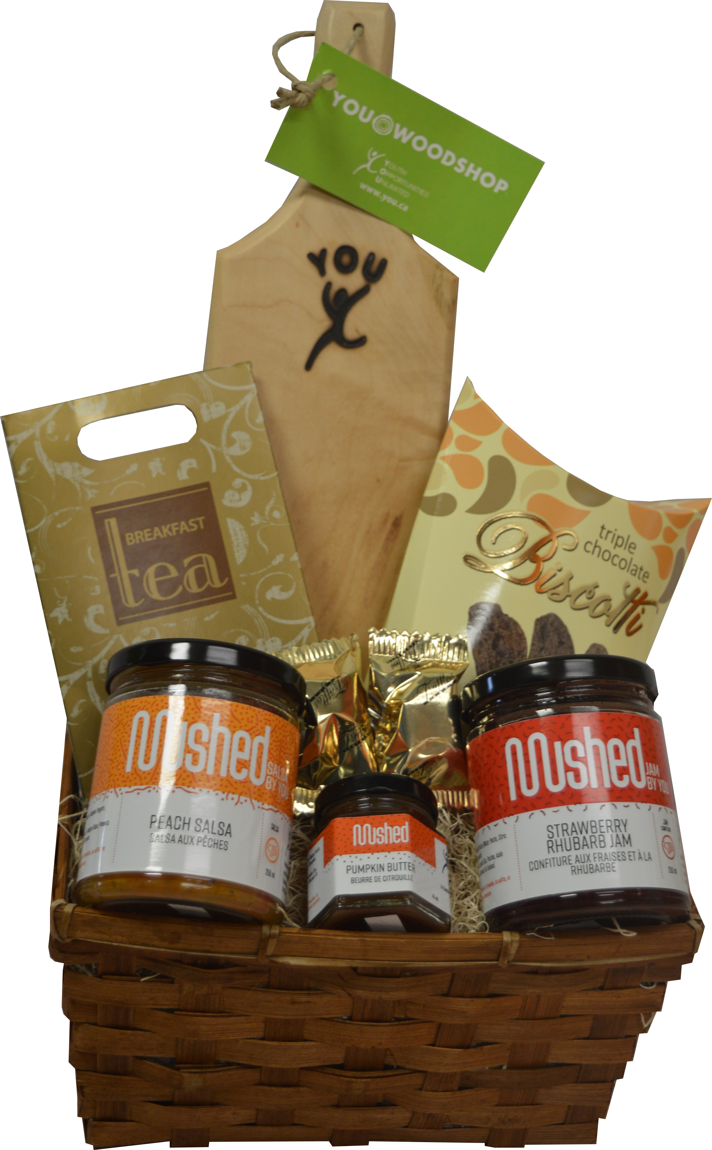 Gift Basket 2b (2450x3954), Png Download