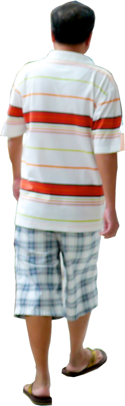 Old Guy Walking Backward - Plaid (758x1600), Png Download