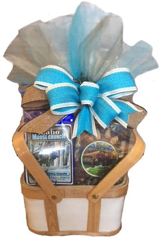 Idaho Made Gift Baskets, Wine & Food - Gift Basket (329x496), Png Download