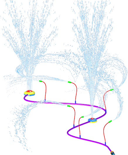 3108-hydro Twist Pipeline Sprinkler - Hydro Twist Pipeline Sprinkler (550x550), Png Download