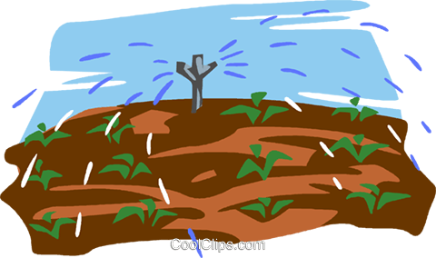 Irrigation, Watering Crops Royalty Free Vector Clip - Irrigation Clip Art (480x284), Png Download