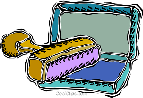 Rubber Stamp And Ink Pad Royalty Free Vector Clip Art - Stamp Pad Cartoon (480x332), Png Download