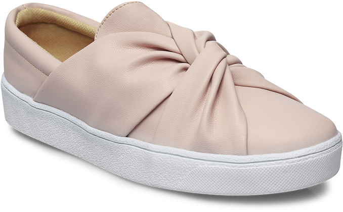 Tenis Casual Con Moño Rosa - Pink (800x800), Png Download