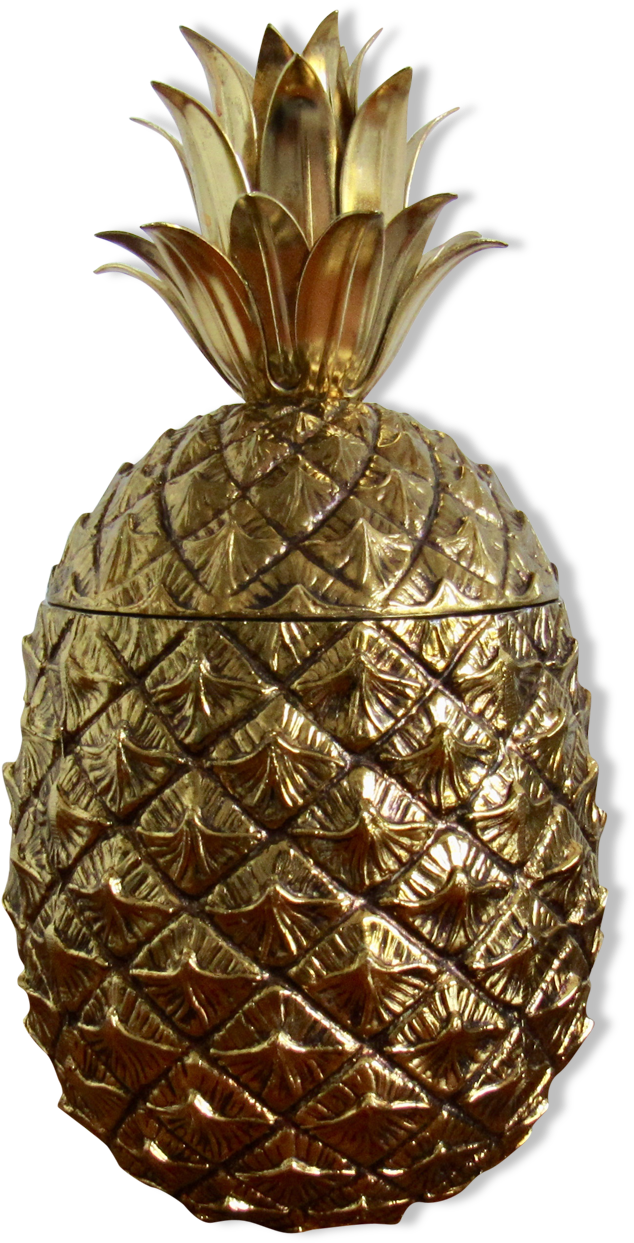 Mauro Manetti, Ice, Golden Pineapple Bucket - Bucket (1457x1457), Png Download