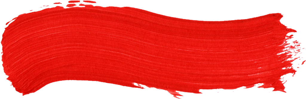 59 Red Paint Brush Str - Red Pain Png (1024x332), Png Download