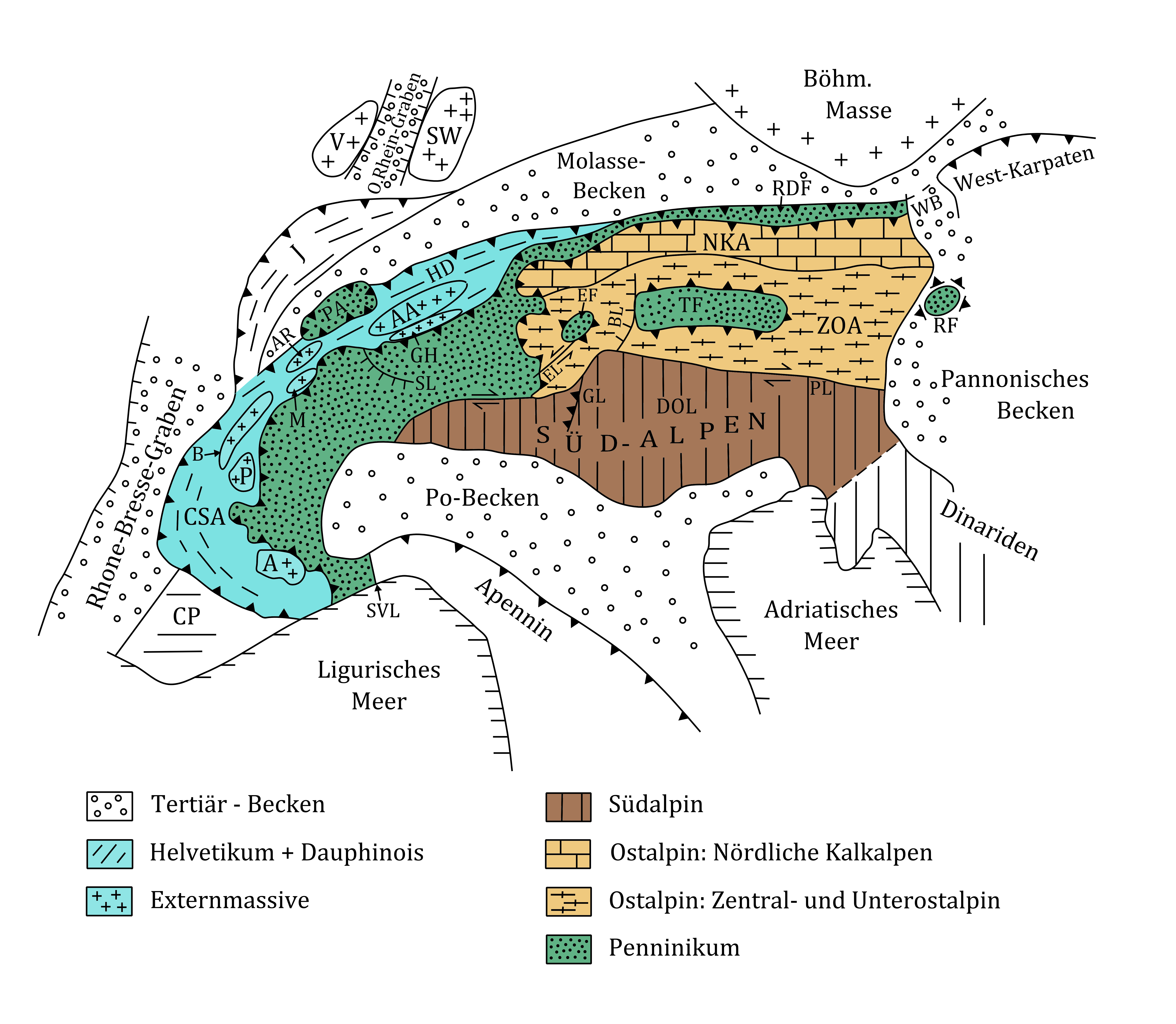Alpen 1 3 New - Alps (6609x5756), Png Download
