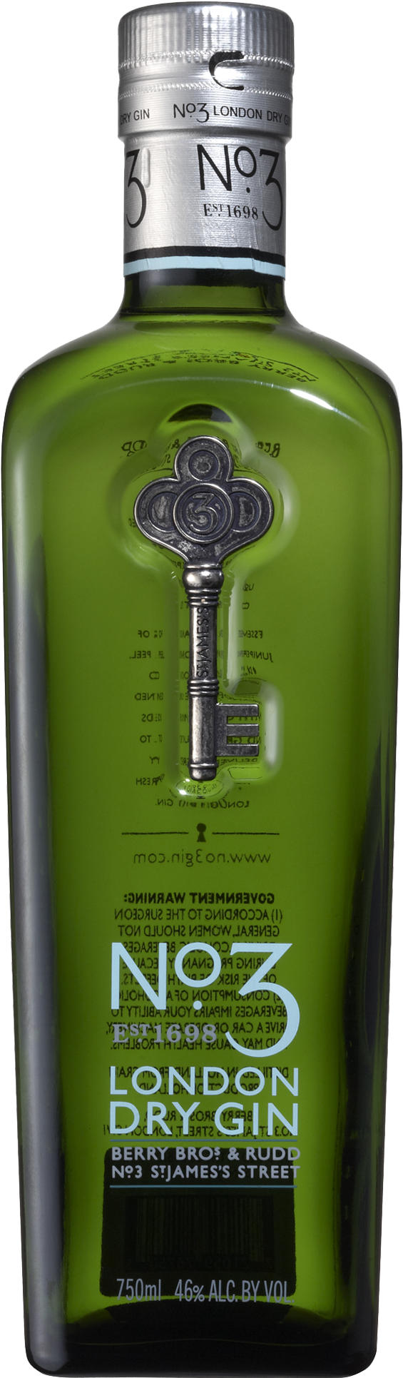 Berry Brothers No - Berry Brothers No. 3 London Dry Gin (1600x2000), Png Download