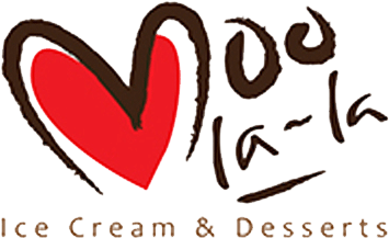 Moo La-la Ice Cream & Desserts - Ice Cream (770x319), Png Download