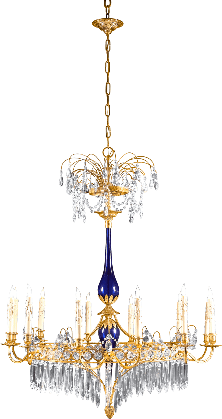 Russian Neoclassical Chandelier - Antique Russian Chandelier (1750x1750), Png Download