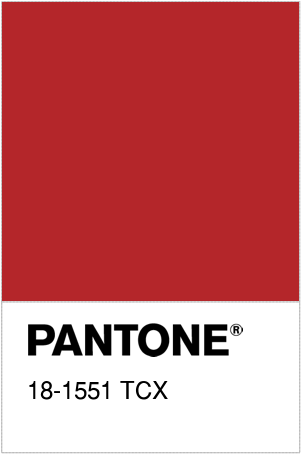 Colore Pantone® 18-1551 Tcx Aura Orange - Pantone Universe Placemat Tangerine Tango - 17-1463 (350x500), Png Download