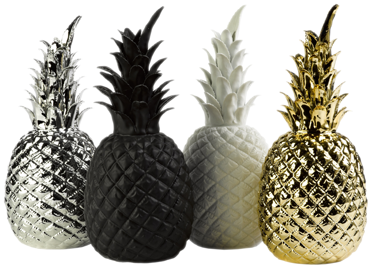 Pols Potten Pineapple Gold - Pols Potten Pineapple (900x670), Png Download