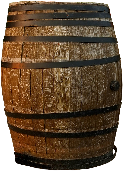 Barrel, Wine Barrel, Wooden Barrels, Cellar, Wood, - Barril De Madera Png (607x720), Png Download