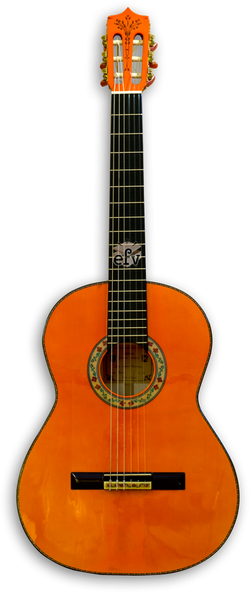 Guitarra Juan Montes Modelo Arce Rojo - Guitar With White Background (900x900), Png Download