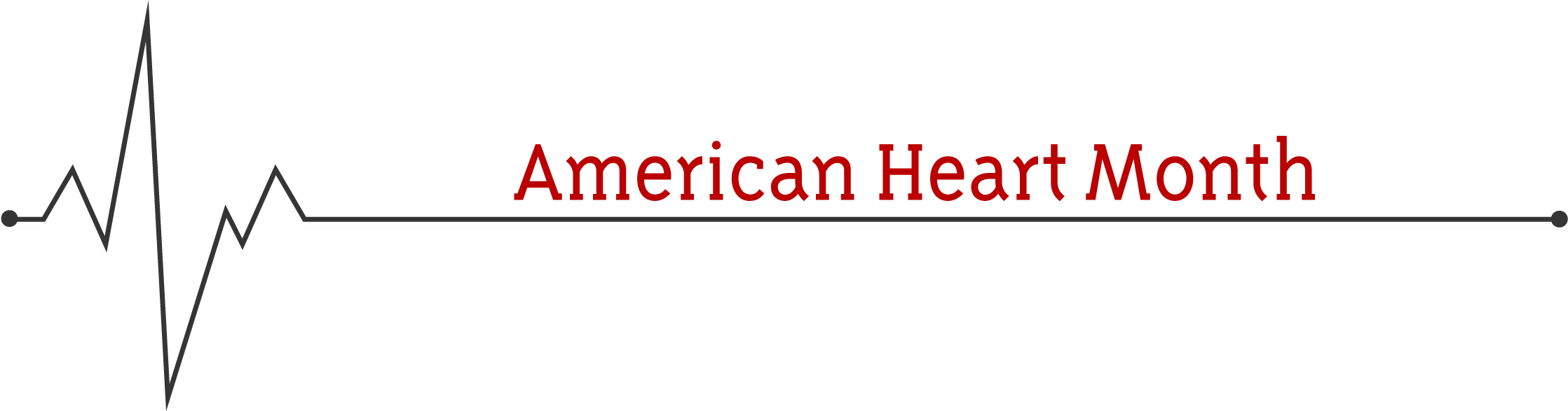 In 1964, More Than Half The Deaths In The U - American Heart Month (2324x719), Png Download