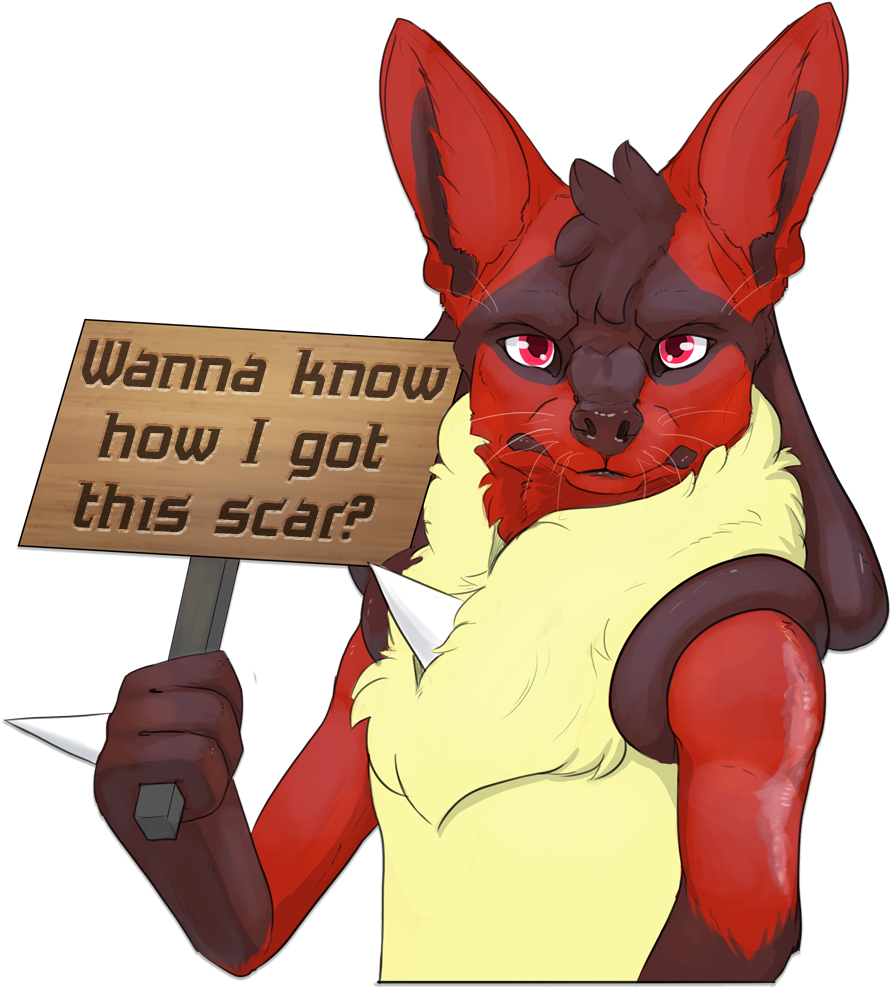 Aura's Sign, By Blindcoyote - Cartoon (1000x1000), Png Download