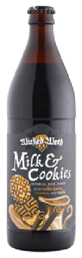 Barrel-aged Milk & Cookies - Wicked Weed Milk And Cookies (358x530), Png Download
