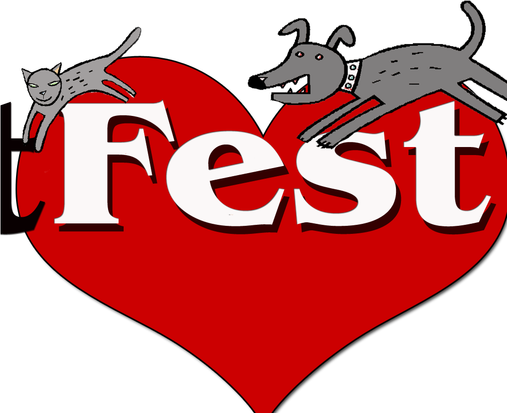 Pestfest Heart Logohalf - Pet (1008x861), Png Download