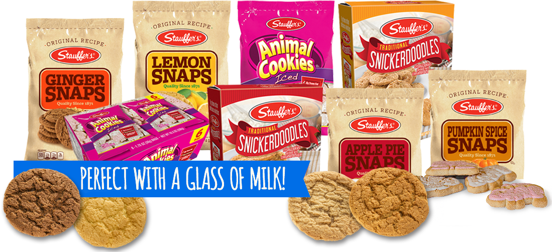 Cookies Top - Stauffer's Lemon Snaps (1108x520), Png Download