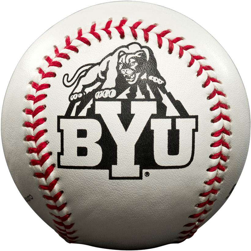 Speed Print Little League Full Grain Leather Baseball - Pro Mark 1687951 Byu Cougars Auto Sun Shade, Multi (900x900), Png Download